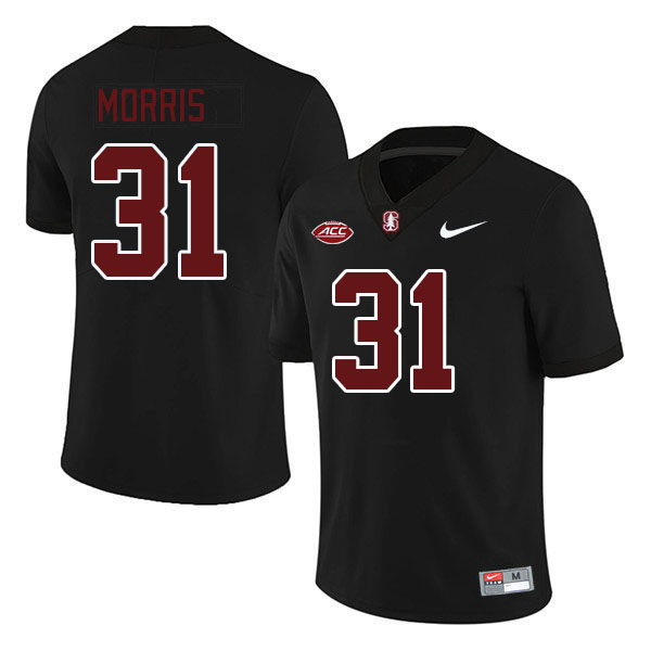 Men #31 Aaron Morris Stanford Cardinal 2024 ACC Conference College Football Jerseys Stitched-Black